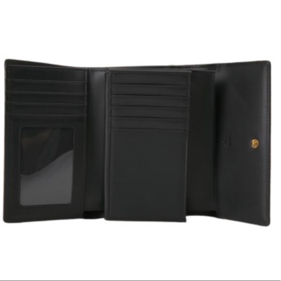 NEW MCM Medium Milla Trifold Wallet black - Picture 4 of 8